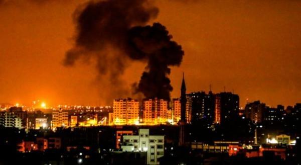 طائرات الاحتلال تقصف موقعاً للمقاومة الفلسطينية شمال قطاع غزة