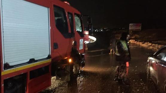 الدفاع المدني يدعو المواطنين للتعامل الجدي مع المنخفض الجوي