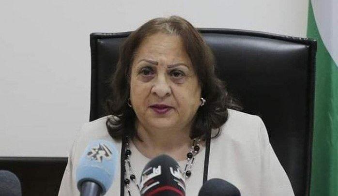 وزيرة الصحة: تسجيل إصابة جديدة بفيروس كورونا في الخليل يرفع الحصيلة إلى 547