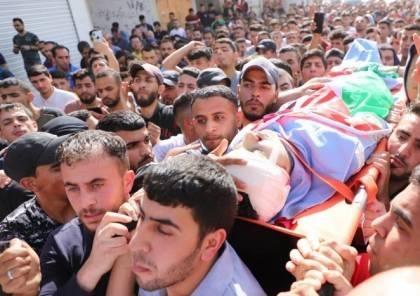 مخيم الفوار يشيّع جثمان الشهيد قيسية الى مسقط رأسه بالظاهرية