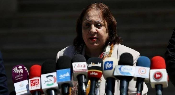 وزيرة الصحة: 400 إصابة جديدة بفيروس كورونا في فلسطين