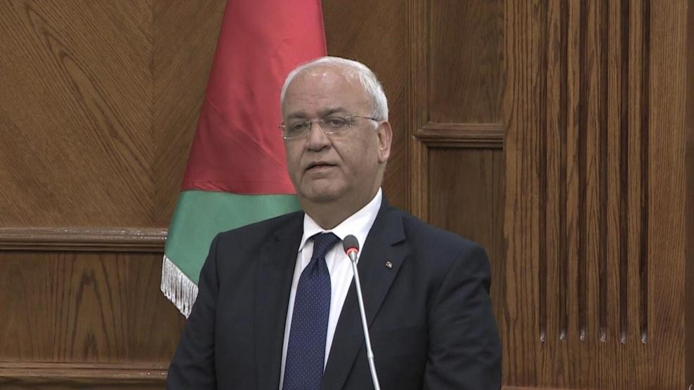 مع تسارع مشروع التطبيع.. عريقات: فلسطين ضحية لطموحات ترامب الانتخابية