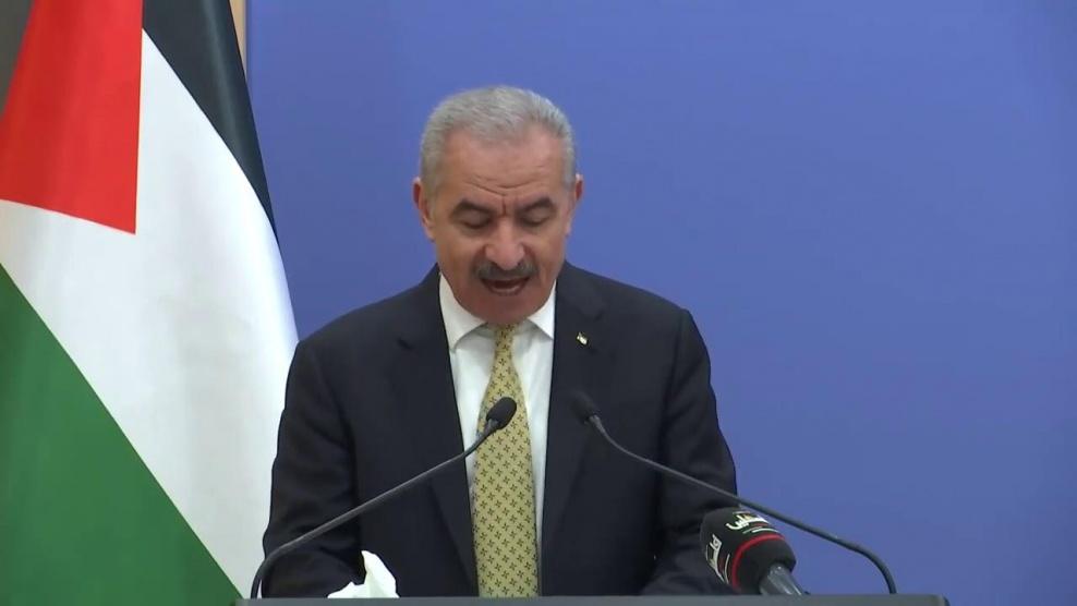 اشتية يشيد بتصريحات الرئيس الجزائري الرافضة للتطبيع