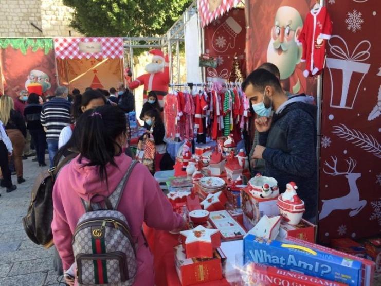 افتتاح سوق الميلاد العشرين في بيت لحم