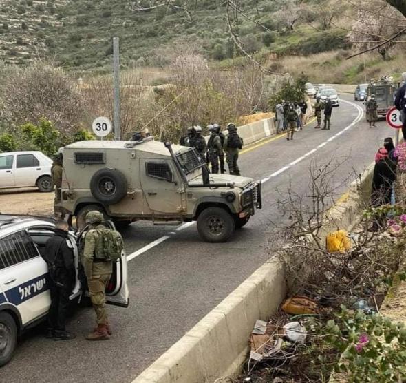 إصابات خلال تصدي المواطنين لمستوطنين حاولوا اقتحام خان اللبن الشرقية