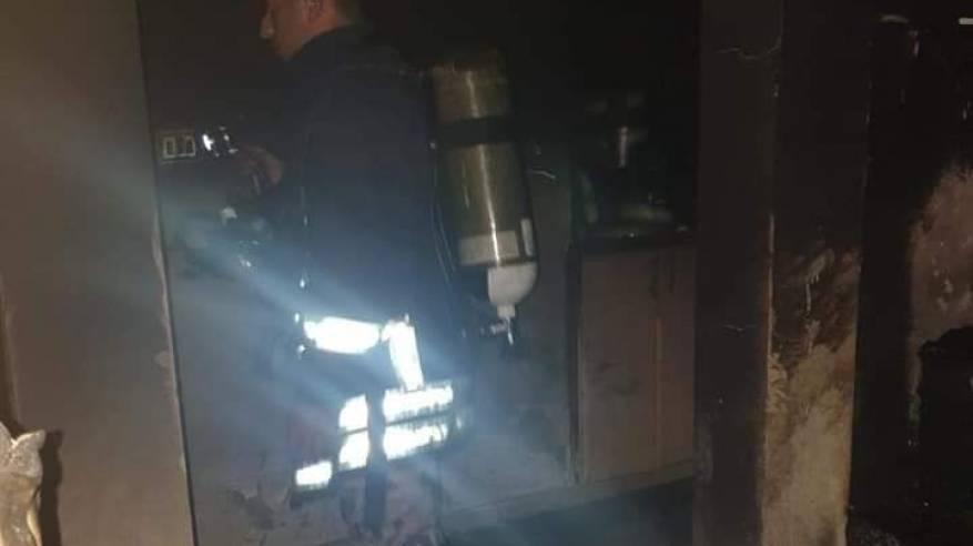 وفاة مواطن إثر حريق بمنزله في بلدة كفر عقب