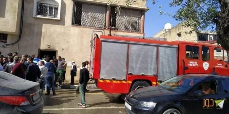 وفاة أُم وأطفالها الثلاثة بحريق داخل منزلهم غرب نابلس