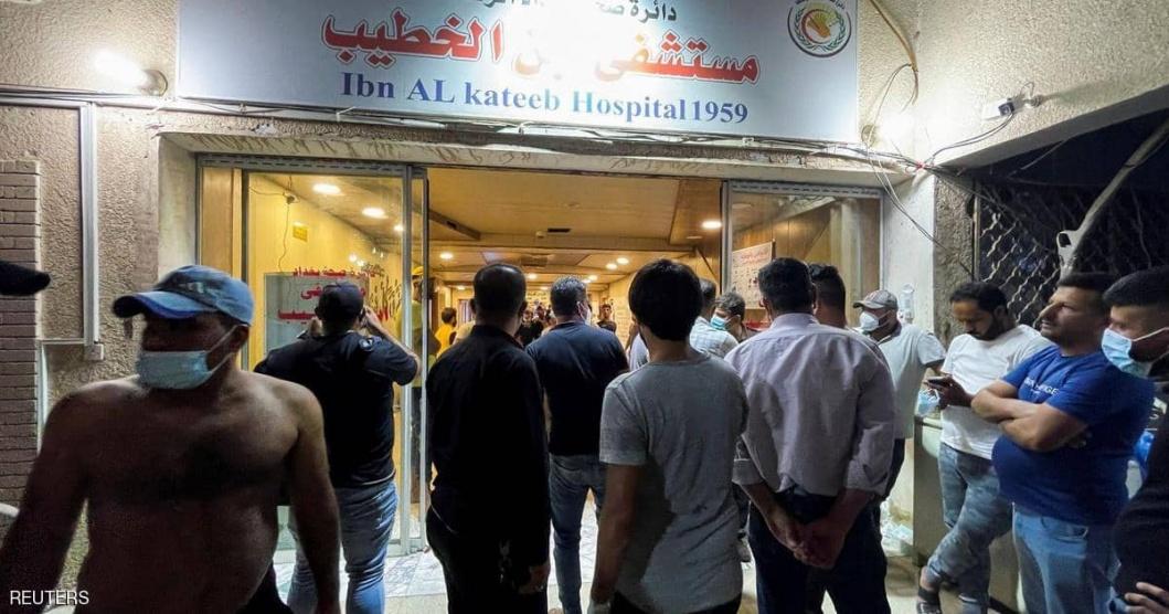 27 وفاة جراء حريق بمستشفى لمرضى كورونا في العراق