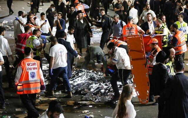 إسرائيل.. 44 قتيلا و150 جريحا بانهيار جسر أثناء مهرجان يهودي على جبل الجرمق