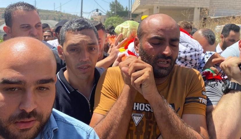 تشييع جثمان الشهيد محمد العلامي في الخليل