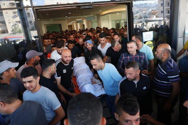 جنين: تشييع جثمان الشهيد أسامة صبح وإلقاء نظرة الوداع