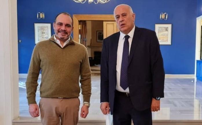 الأمير علي والرجوب يتفقان على تفاصيل بطولة القدس والكرامة