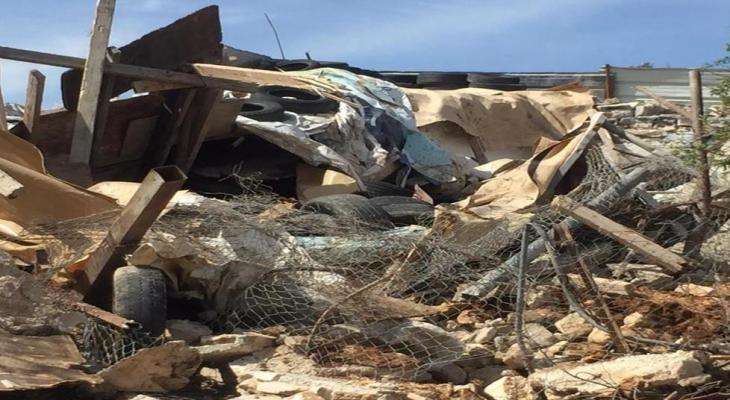 الاحتلال يهدم مسكنين شمال أريحا