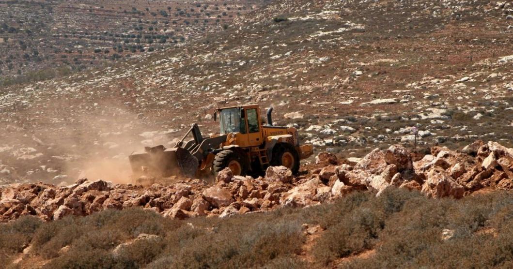 الاحتلال يجرف 22 دونما من أراضي الجبعة في بيت لحم