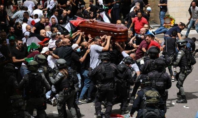 سنبحث تقديم شكوى.. المستشفى الفرنسي: الاعتداء على جنازة أبو عاقلة انتهاك للقوانين الإنسانيّة