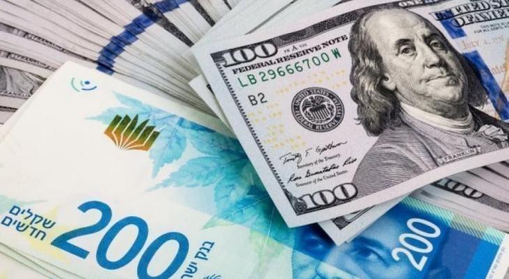 أسعار صرف العملات مقابل الشيكل
