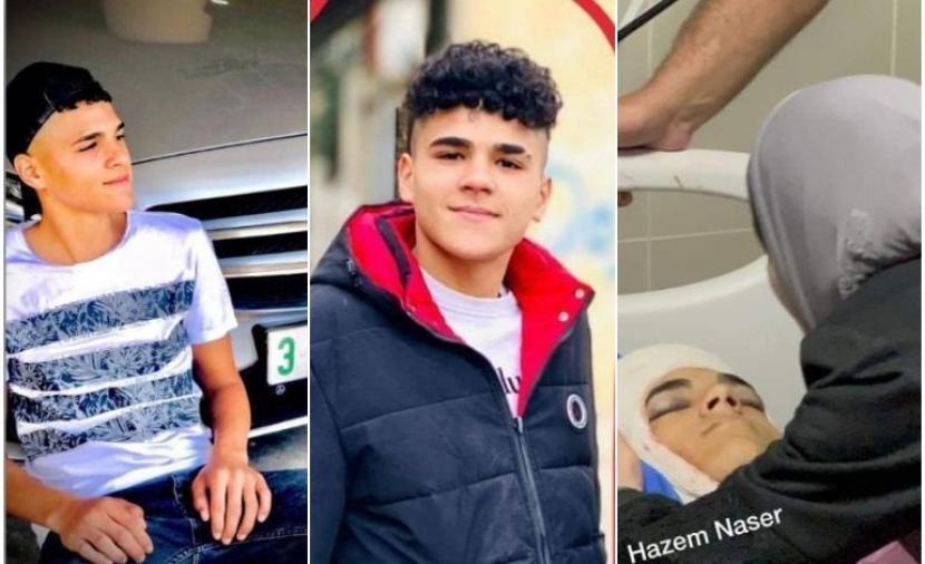 أهالي نابلس يُشيّعون جثمان الشهيد الفتى غيث يامين
