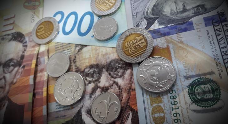 أسعار صرف العملات مقابل الشيكل