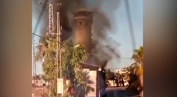 اصابة 7 جنود اسرائيليين جراء استهداف برج عسكري في بيت امر
