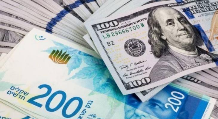 سعر صرف الدولار مقابل الشيكل اليوم السبت