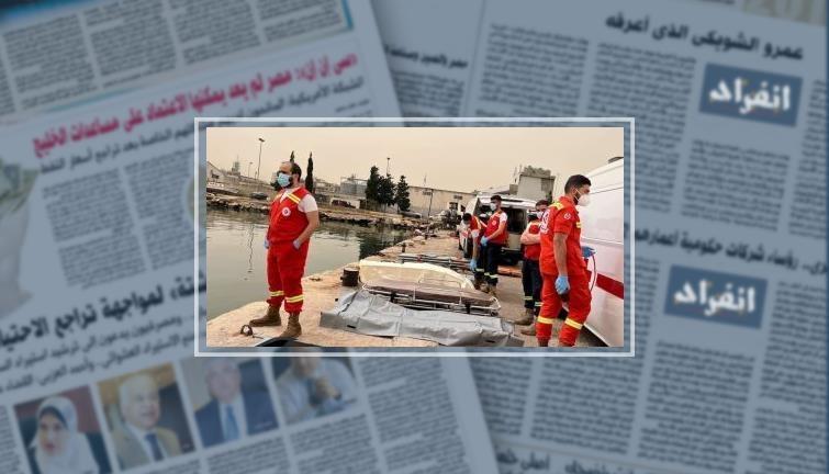 تشييع 3 شهداء فلسطينيين من ضحايا المركب الغارق في لبنان