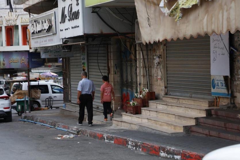 الإضراب الشامل يعم محافظة جنين