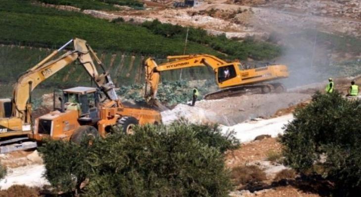 الاحتلال يدمر مضخة مياه تغذي أربع قرى جنوب نابلس