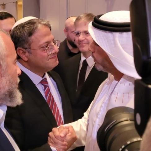 بن غفير في حفل السفارة الإماراتية: