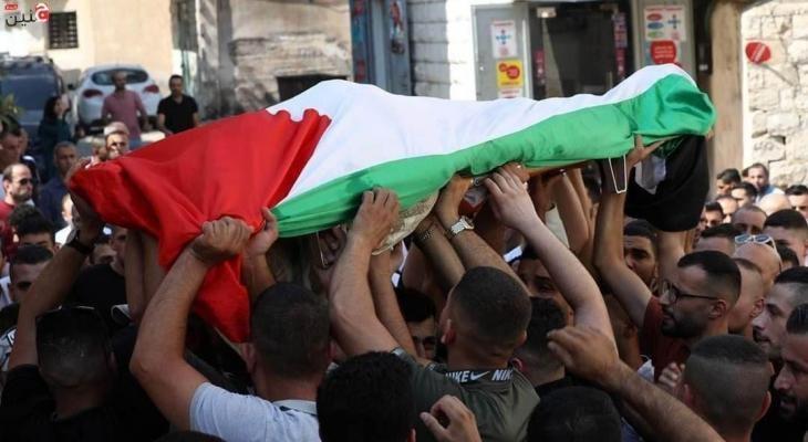 تشييع جثمان الشهيد أحمد دراغمة في طوباس