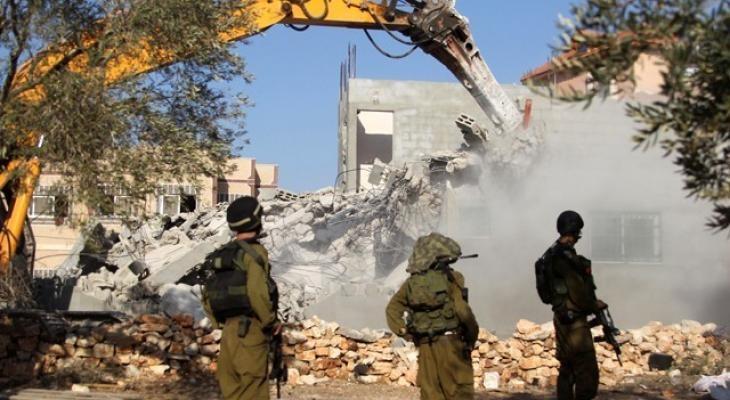 الاحتلال يهدم مسكنين في الجفتلك شمال أريحا
