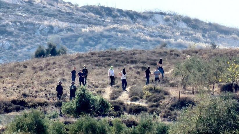 مستوطنون يهاجمون بلدة مادما جنوب نابلس