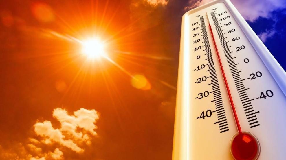 درجات حرارة أعلى من المعدل السنوي