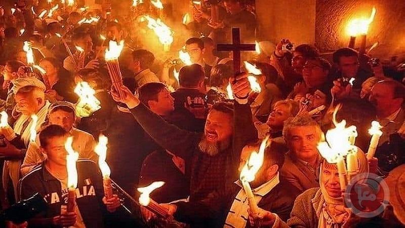 الكنائس المسيحية الشرقية في بيت لحم تحتفل بسبت النور 