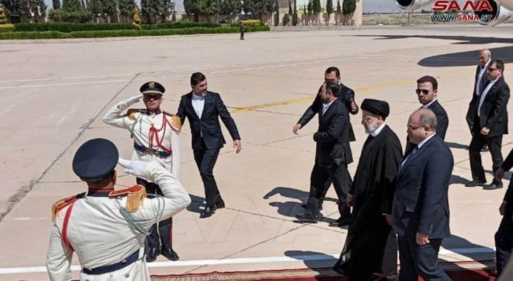 الرئيس الإيراني يصل إلى سوريا في زيارة