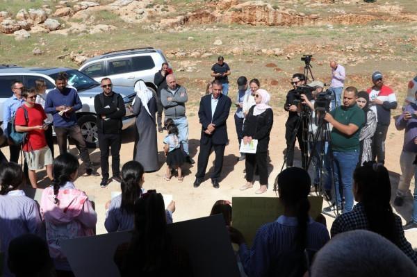 جبر في حديث لأذاعتنا: الاحتلال يهدم مدرسة