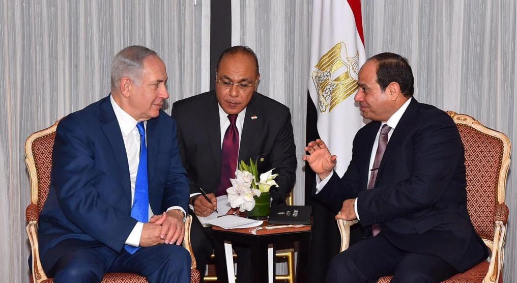 السيسي يبحث مع نتنياهو عملية العوجا الحدودية