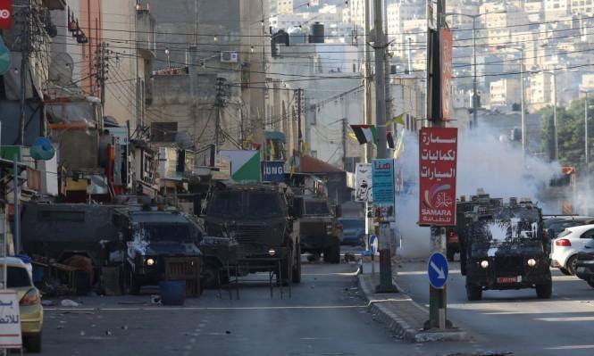 الاحتلال يدعس مواطنا ويعتقل آخر خلال اقتحام مخيم عسكر