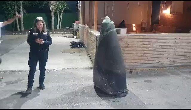 صاروخ سوري يسقط في