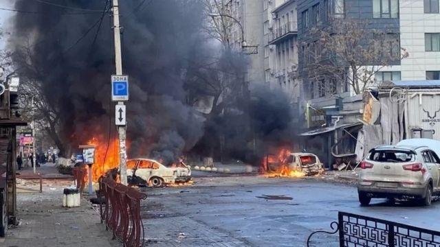 قتلى وجرحى بقصف روسي غرب أوكرانيا