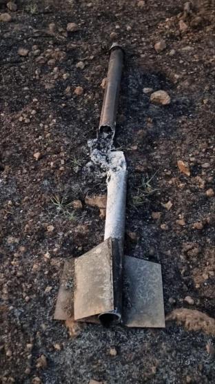 العثور على بقايا صاروخ أطلق من جنين