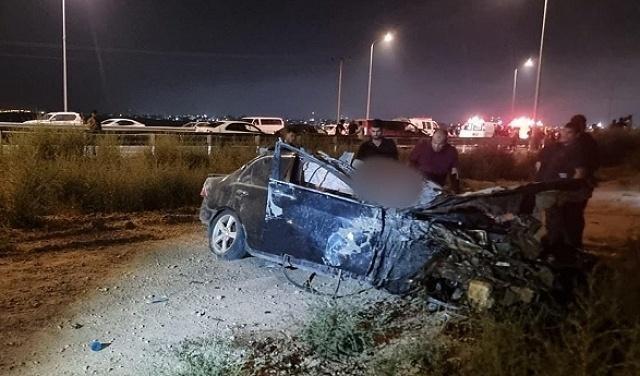 مصرع شاب وإصابة آخر في حادث طرق قرب رهط