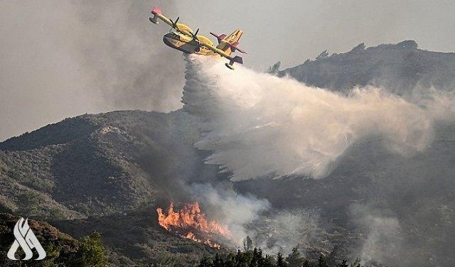 مصرع ثلاثة أشخاص جراء حرائق الغابات في اليونان