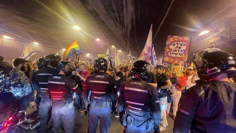  تواصل الاحتجاجات ضد التعديل القضائي بتل أبيب