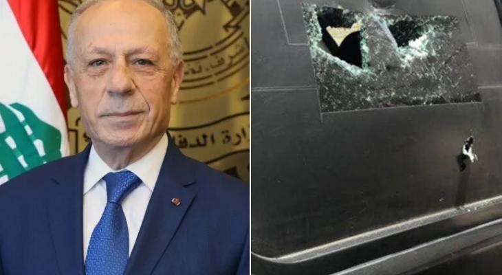  وزير الدفاع اللبناني ينجو من محاولة اغتيال
