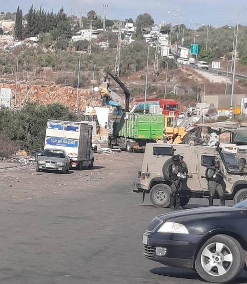 الاحتلال يدمر متنزهًا غرب سلفيت