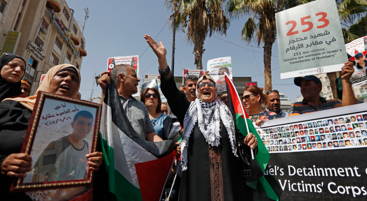 انطلاق فعاليات اليوم الوطني بنابلس لاسترداد جثامين الشهداء