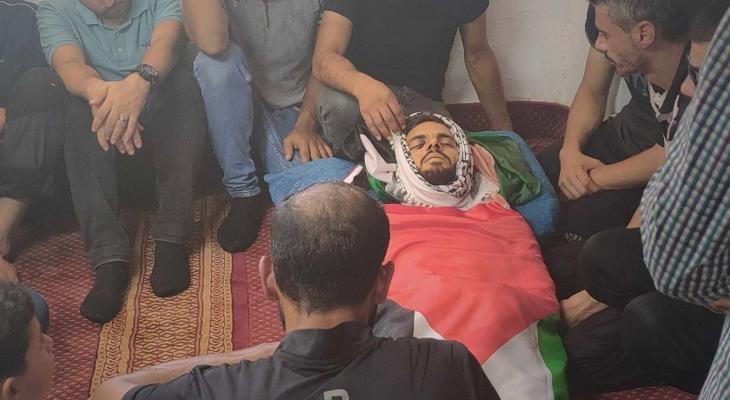 تشييع الشهيد عبد الرحيم غنام في طوباس