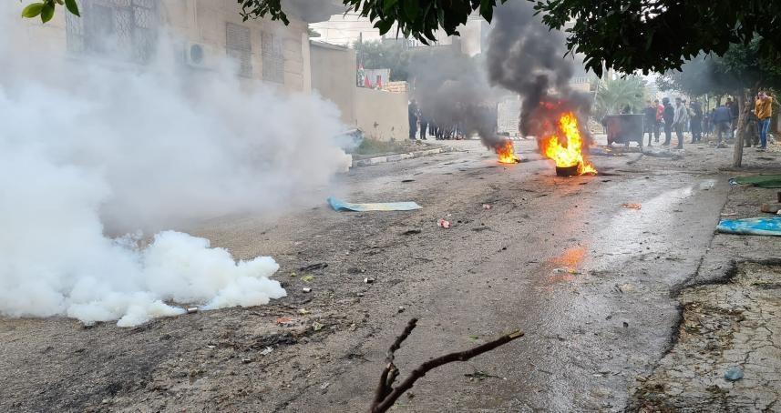 5 إصابات بمواجهات مع الاحتلال شمال نابلس