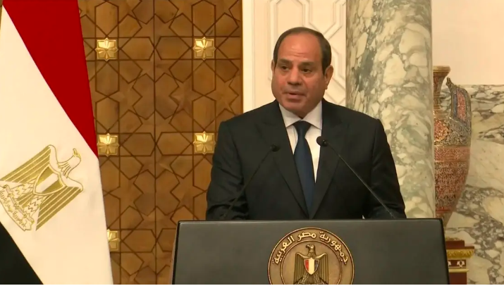 السيسي: تهجير الفلسطينيين لسيناء يجرنا لحرب مع إسرائيل