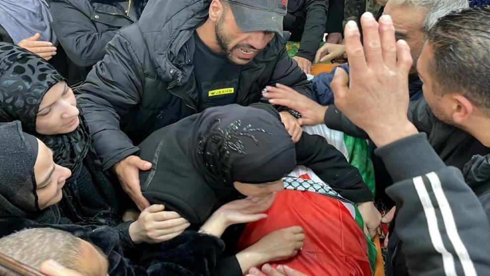 تشييع جثمان الشهيد يزن النجمي في نابلس